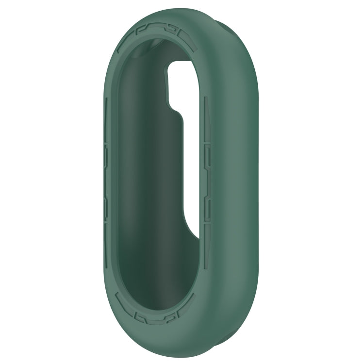 For Xiaomi Mi Band 8 Pure Color Silicone Watch Protective Case(Dark Green) - Watch Cases by buy2fix | Online Shopping UK | buy2fix