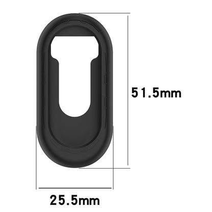 For Xiaomi Mi Band 8 Pure Color Silicone Watch Protective Case(White) - Watch Cases by buy2fix | Online Shopping UK | buy2fix