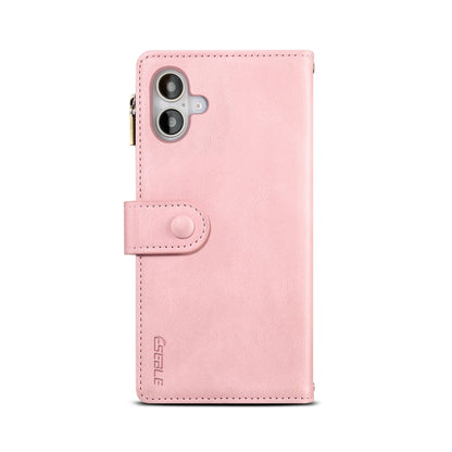 For iPhone 16 Plus ESEBLE Retro Frosted RFID Flip Leather Phone Case(Rose Gold) - iPhone 16 Plus Cases by ESEBLE | Online Shopping UK | buy2fix