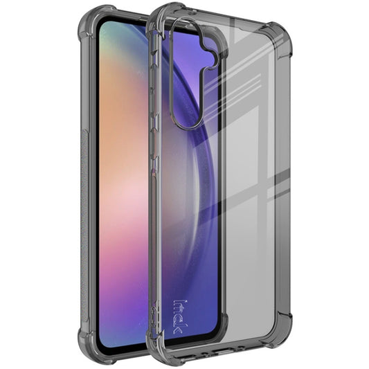 For Samsung Galaxy A35 5G imak Shockproof Airbag TPU Phone Case(Transparent Black) - Galaxy Phone Cases by imak | Online Shopping UK | buy2fix