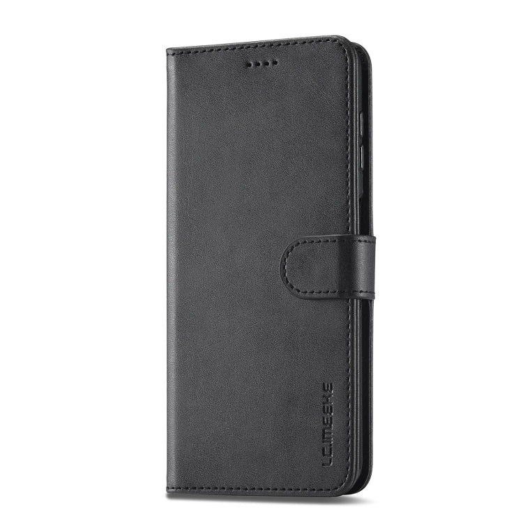 For Samsung Galaxy A35 5G LC.IMEEKE Calf Texture Leather Phone Case(Black) - Galaxy Phone Cases by LC.IMEEKE | Online Shopping UK | buy2fix