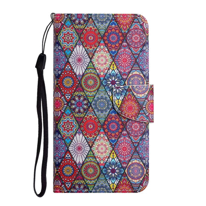 For iPhone 16 Pro 3D Colored Drawing Flip Leather Phone Case(Kaleidoscope) - iPhone 16 Pro Cases by buy2fix | Online Shopping UK | buy2fix