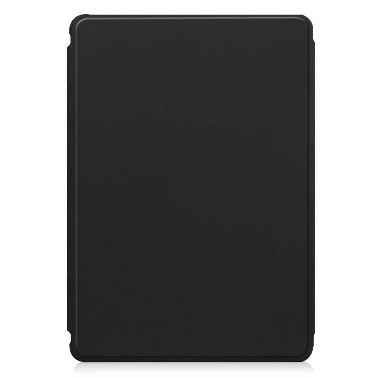 For Samsung Galaxy Tab S9 360 Rotation Transparent Smart Leather Case with Keyboard(Black) - Galaxy Tab S9 Cases by buy2fix | Online Shopping UK | buy2fix