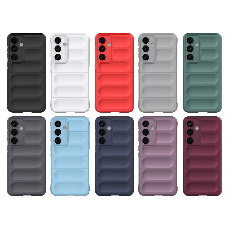 For Samsung Galaxy S24+ 5G Magic Shield TPU + Flannel Phone Case(Black) - Galaxy S24+ 5G Cases by buy2fix | Online Shopping UK | buy2fix