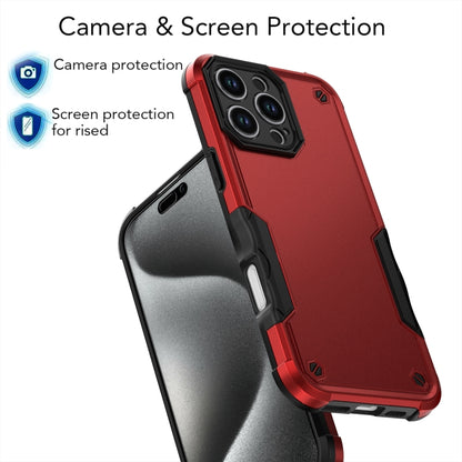 For iPhone 16 Pro Max Non-slip Shockproof Armor Phone Case(Black) - iPhone 16 Pro Max Cases by buy2fix | Online Shopping UK | buy2fix