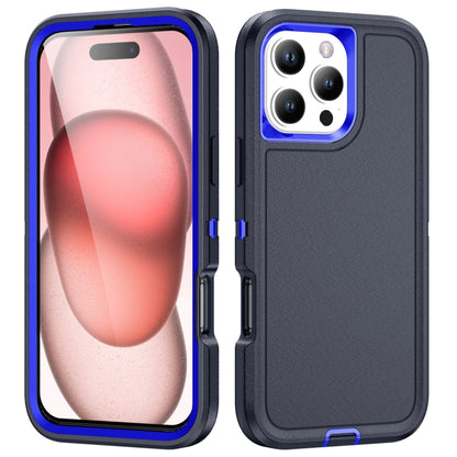 For iPhone 16 Pro Life Waterproof Rugged Phone Case(Dark Blue + Royal Blue) - iPhone 16 Pro Cases by buy2fix | Online Shopping UK | buy2fix