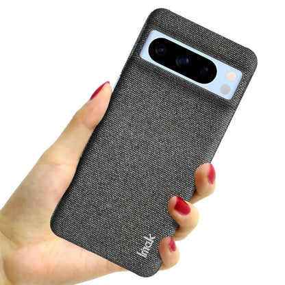 For Google Pixel 8 Pro imak Ruiyi Series Cloth Texture PU + PC Phone Case(Dark Grey) - Google Cases by imak | Online Shopping UK | buy2fix
