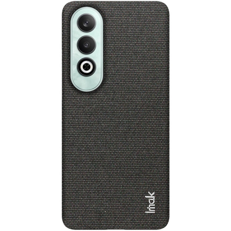 For OnePlus Nord CE4 5G imak Ruiyi Series Cloth Texture PU + PC Phone Case(Black) - OnePlus Cases by imak | Online Shopping UK | buy2fix