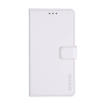 For Blackview A80 idewei Crazy Horse Texture Horizontal Flip Leather Case with Holder & Card Slots & Wallet(White) - More Brand by idewei | Online Shopping UK | buy2fix