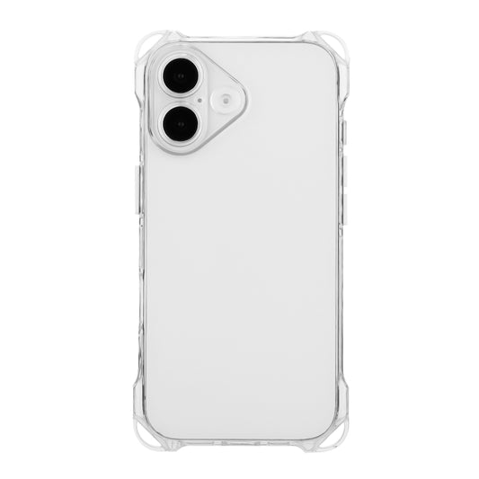 For iPhone 16 Plus Four-corner Shockproof TPU Phone Case(Transparent) - iPhone 16 Plus Cases by buy2fix | Online Shopping UK | buy2fix