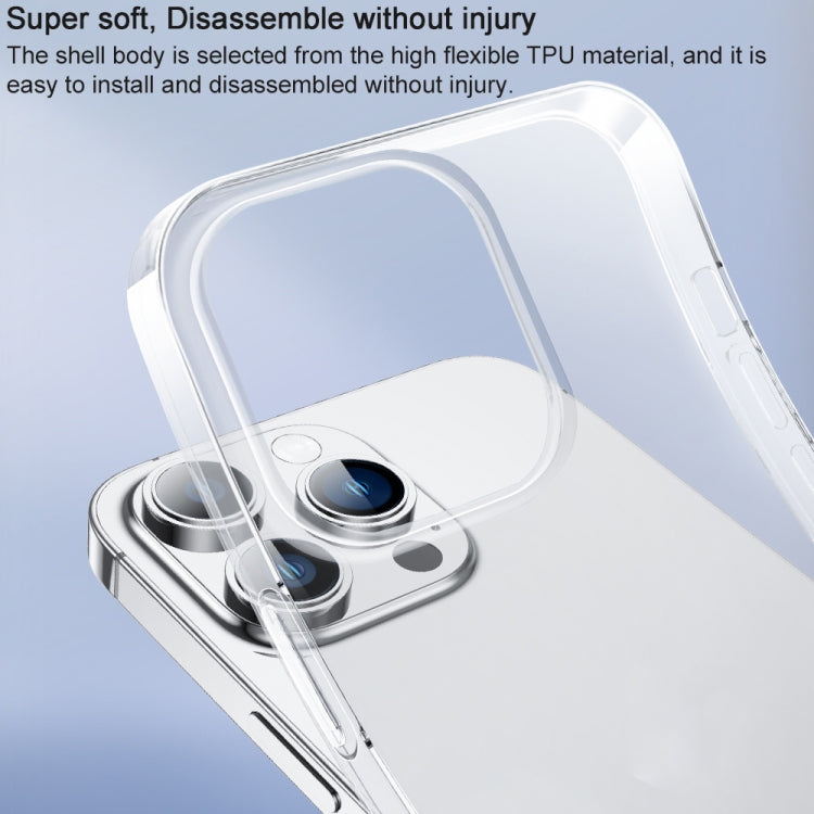 For iPhone 15 Pro Max TOTU PC-01 Soft Series Precision Lens Holes Phone Case(Transparent) - iPhone 15 Pro Max Cases by TOTUDESIGN | Online Shopping UK | buy2fix