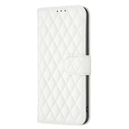 For Honor 90 Pro Diamond Lattice Wallet Flip Leather Phone Case(White) - Honor Cases by buy2fix | Online Shopping UK | buy2fix