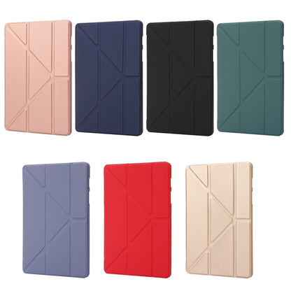 For Samsung Galaxy Tab S9 Deformation Silicone Leather Tablet Case(Lavender) - Galaxy Tab S9 Cases by buy2fix | Online Shopping UK | buy2fix