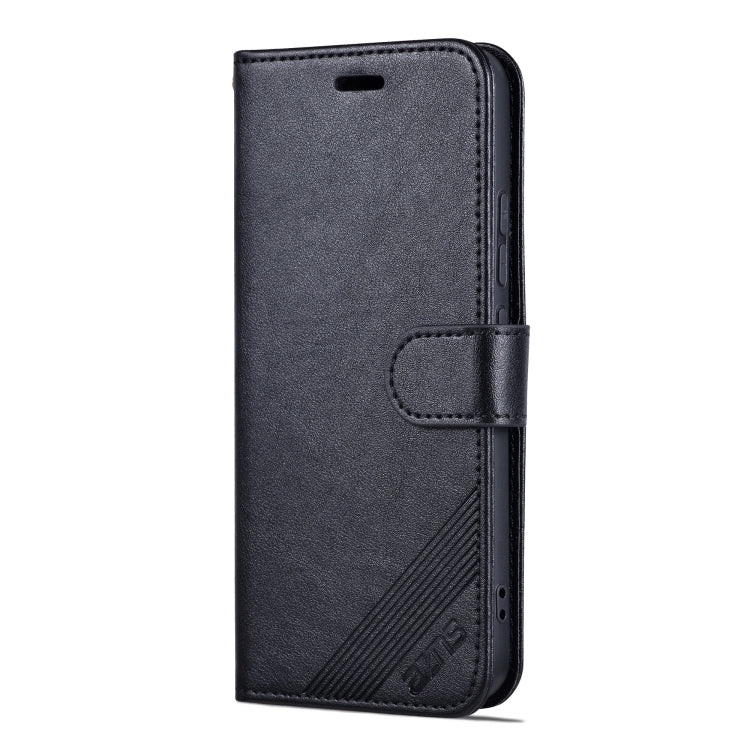 For Xiaomi 14 AZNS Sheepskin Texture Flip Leather Phone Case(Black) - 14 Cases by AZNS | Online Shopping UK | buy2fix