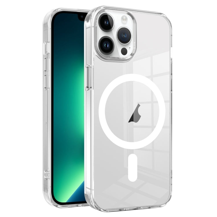 For iPhone 13 Pro Ice Color Magnetic Series PC + Acrylic Magsafe Phone Case(Transparent) - iPhone 13 Pro Cases by buy2fix | Online Shopping UK | buy2fix