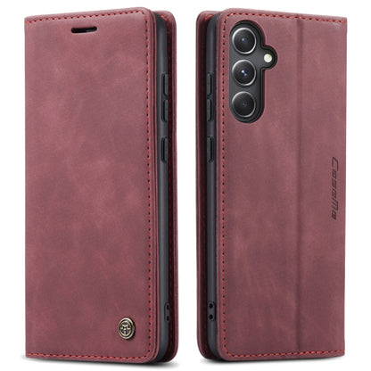 For Samsung Galaxy S23 FE 5G CaseMe 013 Multifunctional Horizontal Flip Leather Phone Case(Wine Red) - Galaxy S23 FE 5G Cases by CaseMe | Online Shopping UK | buy2fix