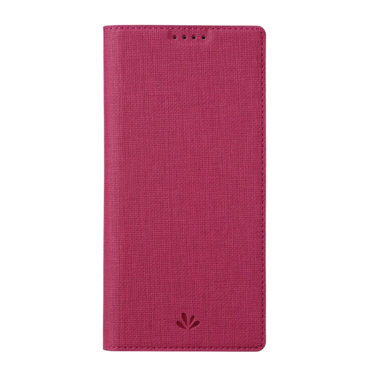 For Samsung Galaxy S23 FE 5G ViLi DMX Series TPU + PU Leather Magnetic Phone Case(Rose Red) - Galaxy S23 FE 5G Cases by ViLi | Online Shopping UK | buy2fix