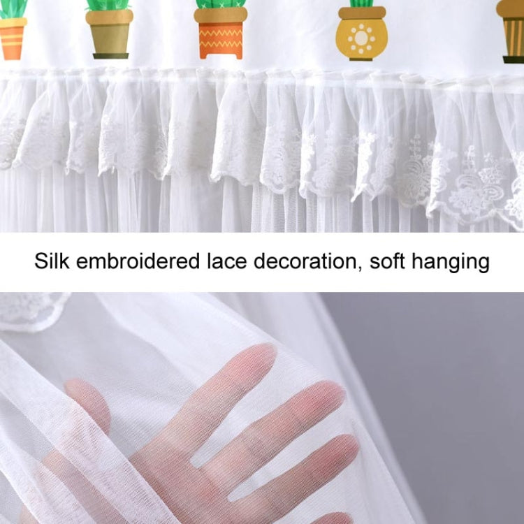 Do Not Take Dust-proof And Anti Direct Blowing Simple Wind Hanging Machine Air Conditioner Moon Cover, Size:Width 86 × Thickness 20 × Height 90cm(Green Leaf) - Dust Covers by buy2fix | Online Shopping UK | buy2fix