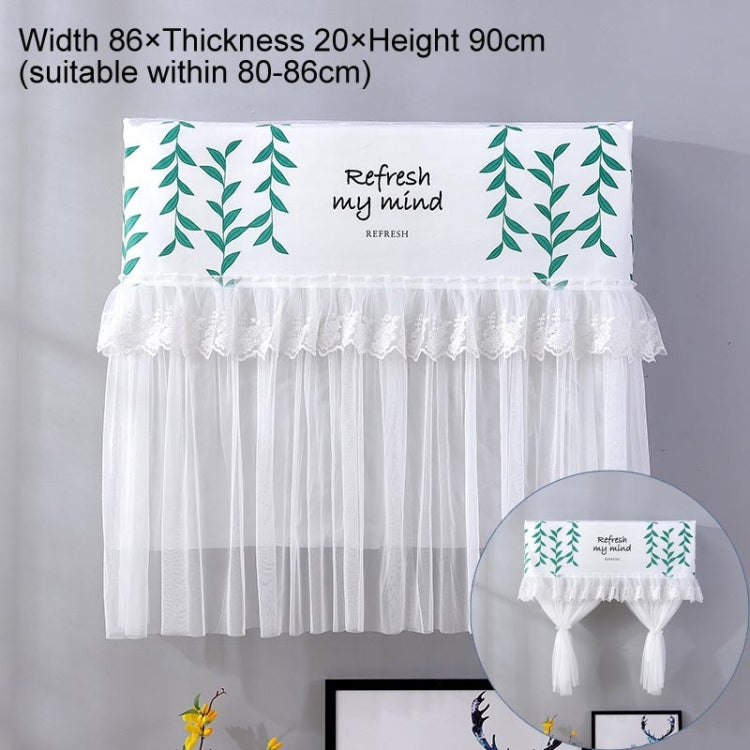 Do Not Take Dust-proof And Anti Direct Blowing Simple Wind Hanging Machine Air Conditioner Moon Cover, Size:Width 86 × Thickness 20 × Height 90cm(Cane Vine) - Dust Covers by buy2fix | Online Shopping UK | buy2fix