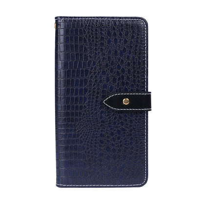 For Ulefone Note 8P idewei Crocodile Texture Horizontal Flip Leather Case with Holder & Card Slots & Wallet(Dark Blue) - Ulefone Cases by buy2fix | Online Shopping UK | buy2fix