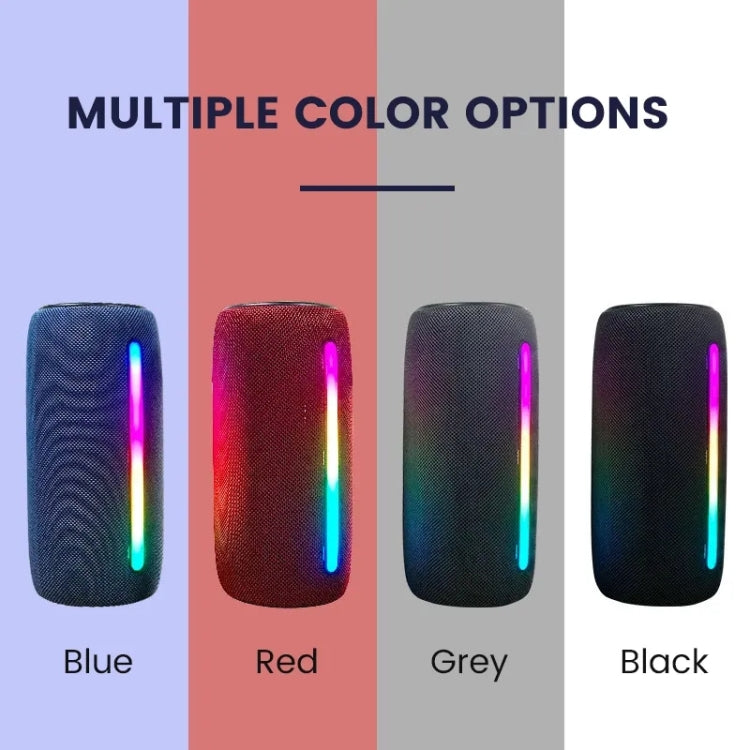 L12 Colorful LED Wireless Bluetooth-compatible Portable Speaker(Black) - Desktop Speaker by buy2fix | Online Shopping UK | buy2fix