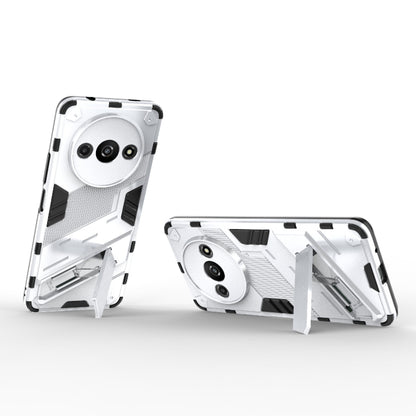 For Xiaomi Redmi A3 4G Global Punk Armor 2 in 1 PC + TPU Phone Case with Holder(White) - Xiaomi Cases by buy2fix | Online Shopping UK | buy2fix