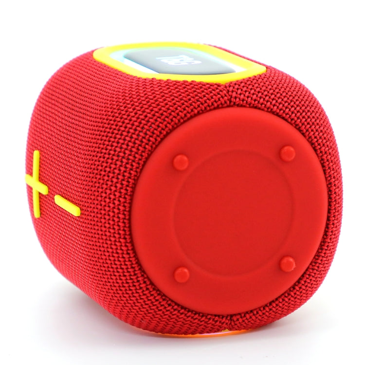 T&G TG664 LED Portable Subwoofer Wireless Bluetooth Speaker(Red) - Desktop Speaker by T&G | Online Shopping UK | buy2fix