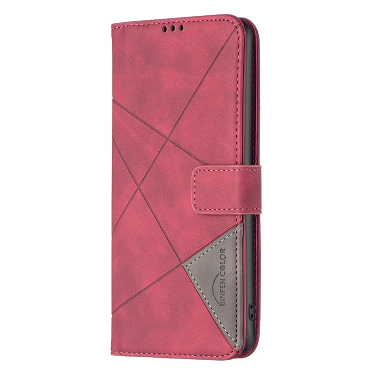 For Infinix GT 20 Pro 5G Magnetic Buckle Rhombus Texture Leather Phone Case(Red) - Infinix Cases by buy2fix | Online Shopping UK | buy2fix