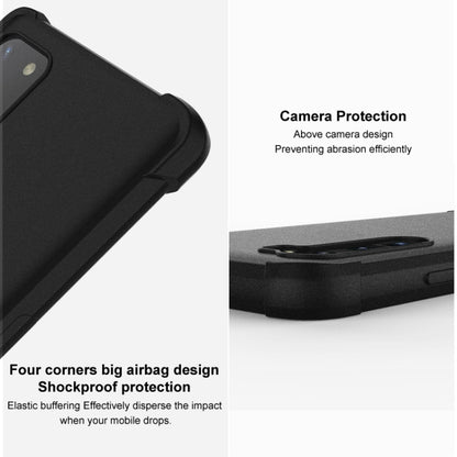 For Samsung Galaxy S23 FE 5G imak Shockproof Airbag TPU Phone Case(Matte Grey) - Galaxy S23 FE 5G Cases by imak | Online Shopping UK | buy2fix