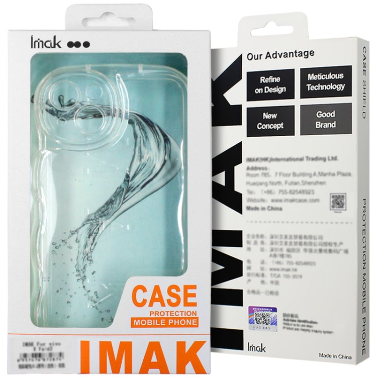 For iPhone 14 IMAK Wave Bubble Soft Shockproof Phone Case(Purple) - iPhone 14 Cases by imak | Online Shopping UK | buy2fix