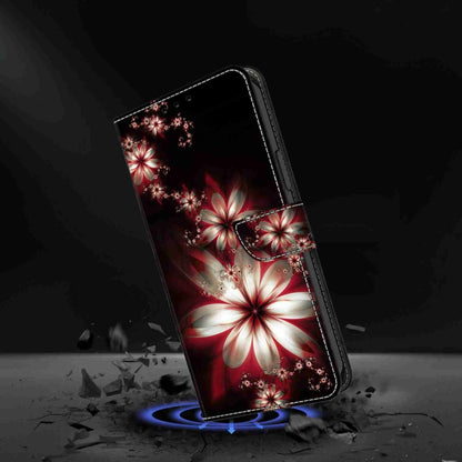 For Honor Magic5 Pro Crystal 3D Shockproof Protective Leather Phone Case(Fantastic Flower) - Honor Cases by buy2fix | Online Shopping UK | buy2fix