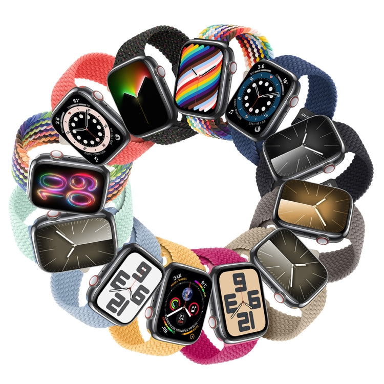 For Apple Watch Series 4 44mm DUX DUCIS Mixture Pro Series Magnetic Buckle Nylon Braid Watch Band(New Rainbow) - Watch Bands by DUX DUCIS | Online Shopping UK | buy2fix