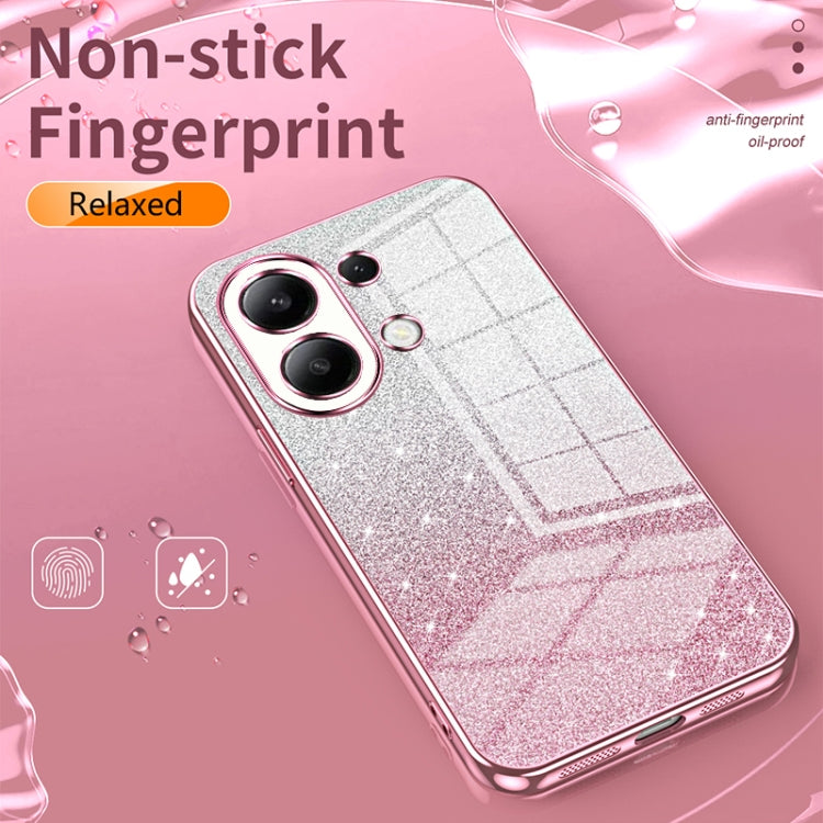 For Xiaomi Redmi K40 Gaming/Poco F3 GT Gradient Glitter Powder Electroplated Phone Case(Gold) - Xiaomi Cases by buy2fix | Online Shopping UK | buy2fix