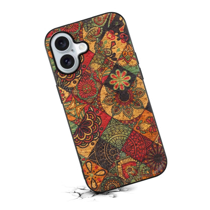 For iPhone 16 Plus Four Seasons Flower Language Series TPU Phone Case(Autumn Yellow) - iPhone 16 Plus Cases by buy2fix | Online Shopping UK | buy2fix