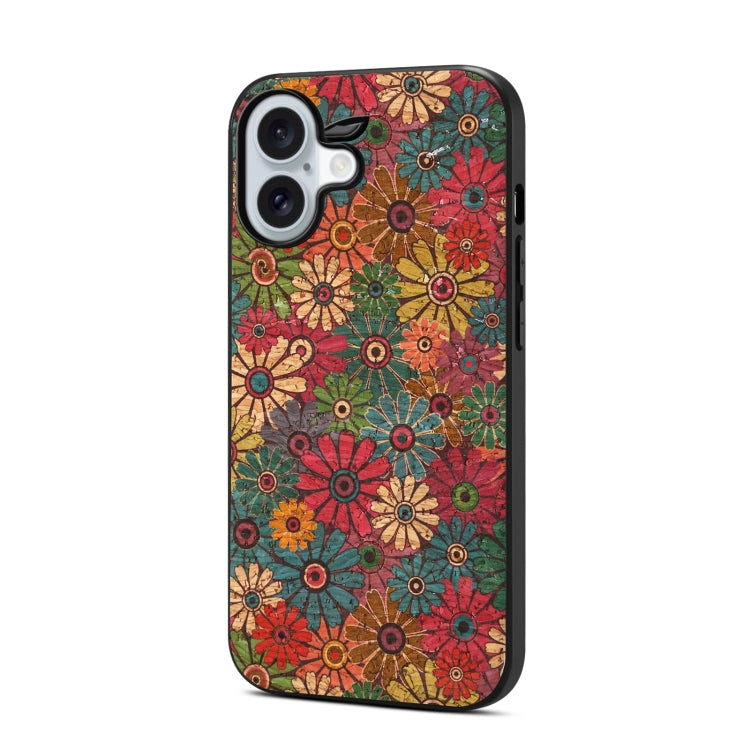 For iPhone 16 Plus Four Seasons Flower Language Series TPU Phone Case(Spring Green) - iPhone 16 Plus Cases by buy2fix | Online Shopping UK | buy2fix