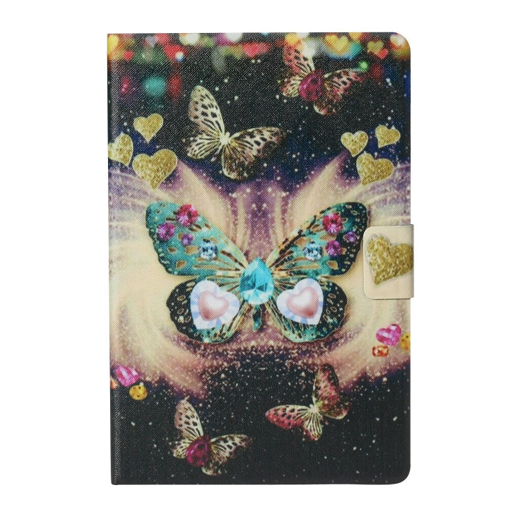 For Lenovo Tab M11/ Xiaoxin Pad 11 2024 Voltage Coloured Drawing Smart Leather Tablet Case(Butterflies) - Lenovo by buy2fix | Online Shopping UK | buy2fix