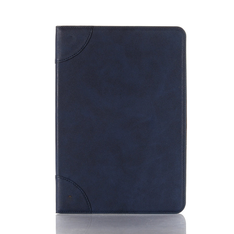 For Samsung Galaxy Tab S9 Retro Book Leather Tablet Case(Dark Blue) - Galaxy Tab S9 Cases by buy2fix | Online Shopping UK | buy2fix