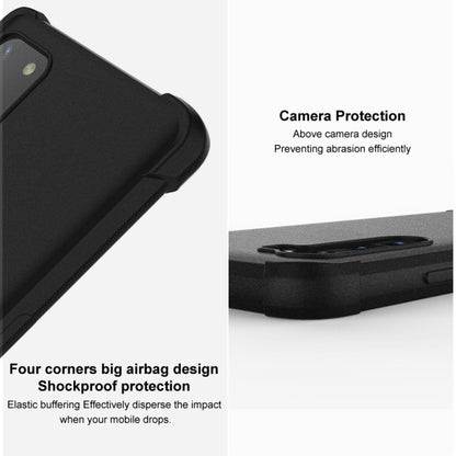 For Xiaomi Poco M6 Pro/Redmi Note13 Pro 4G Global imak Shockproof Airbag TPU Phone Case(Matte Black) - Note 13 Pro Cases by imak | Online Shopping UK | buy2fix