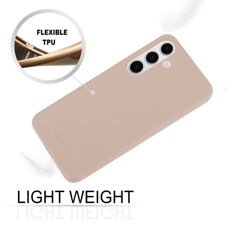 For Samsung Galaxy S24+ 5G GOOSPERY SOFT FEELING Liquid TPU Soft Phone Case(Apricot) - Galaxy S24+ 5G Cases by GOOSPERY | Online Shopping UK | buy2fix