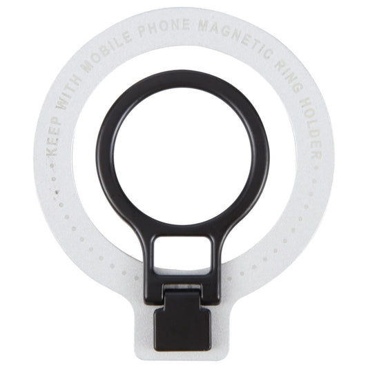 CPS-050 Adhesive MagSafe Magnetic Ring Phone Ring Holder(Silver) - Ring Holder by buy2fix | Online Shopping UK | buy2fix