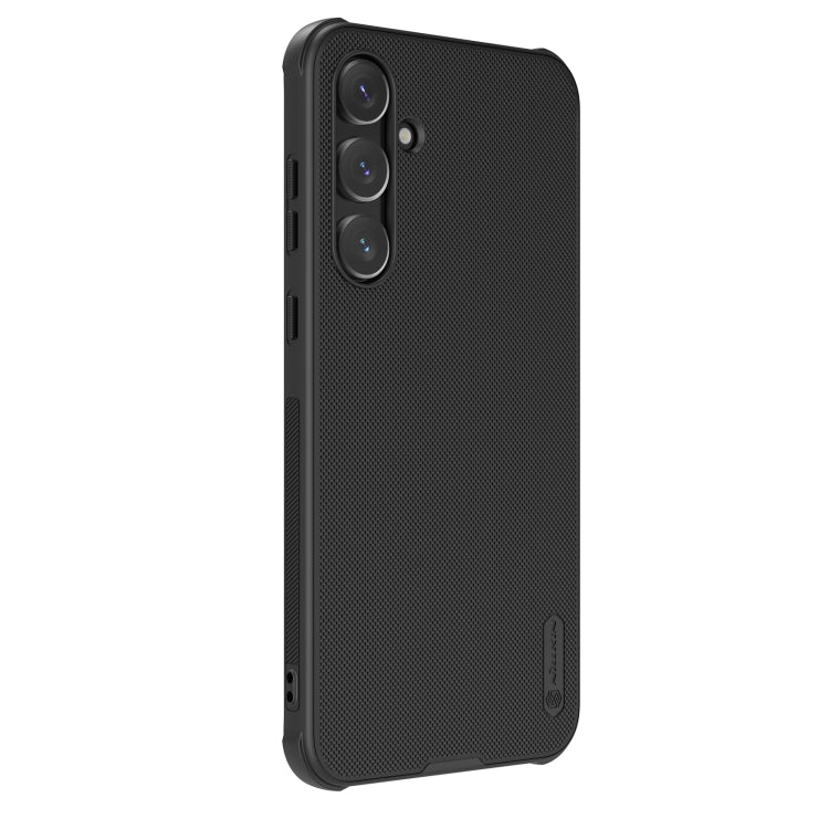 For Samsung Galaxy A55 NILLKIN Frosted Shield Pro Magnetic Phone Case(Black) - Galaxy Phone Cases by NILLKIN | Online Shopping UK | buy2fix