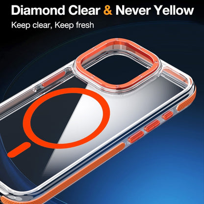 For iPhone 16 Pro Max Dual-Color Clear Acrylic Hybrid TPU MagSafe Phone Case(Transparent) - iPhone 16 Pro Max Cases by buy2fix | Online Shopping UK | buy2fix