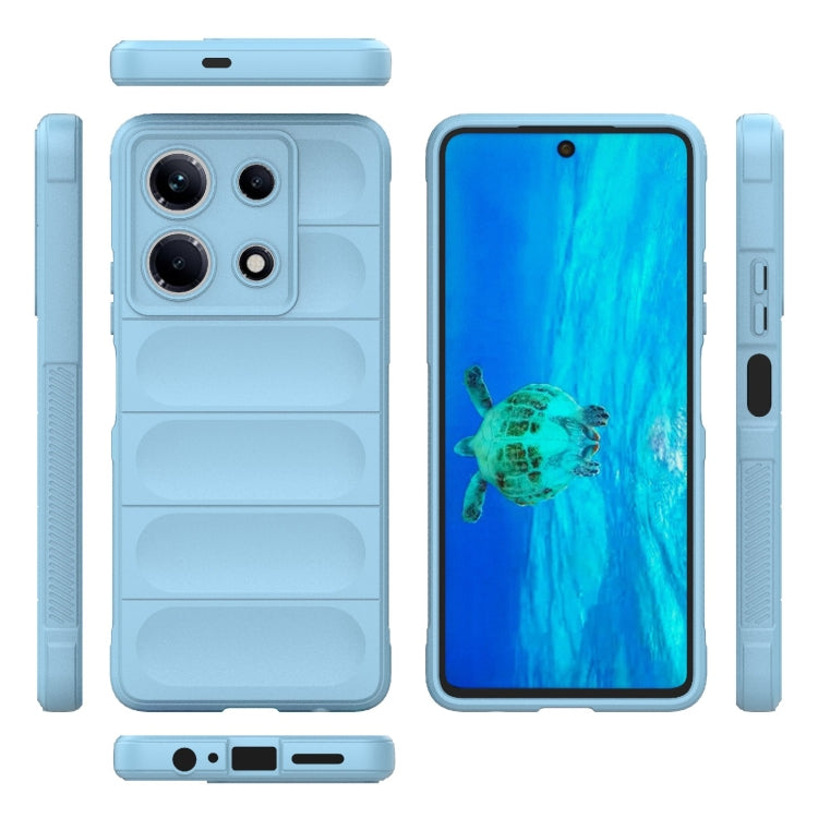For Infinix Note 30 4G Magic Shield TPU + Flannel Phone Case(Light Blue) - Infinix Cases by buy2fix | Online Shopping UK | buy2fix