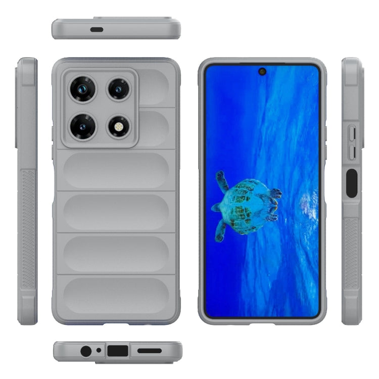 For Infinix Note 30 Pro X6788 Magic Shield TPU + Flannel Phone Case(Grey) - Infinix Cases by buy2fix | Online Shopping UK | buy2fix