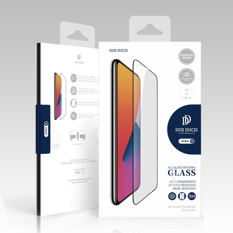 For vivo V40 SE 10pcs DUX DUCIS 0.33mm 9H Medium Alumina Tempered Glass Film - vivo Tempered Glass by DUX DUCIS | Online Shopping UK | buy2fix