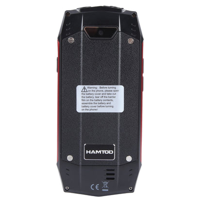 HAMTOD H3 Rugged Phone, EU Version, 2.8 inch T107 ARM CortexTM A7 Quad-core 1.0GHz, Network: 4G, VoLTE, BT, SOS(Red) - Other by HAMTOD | Online Shopping UK | buy2fix