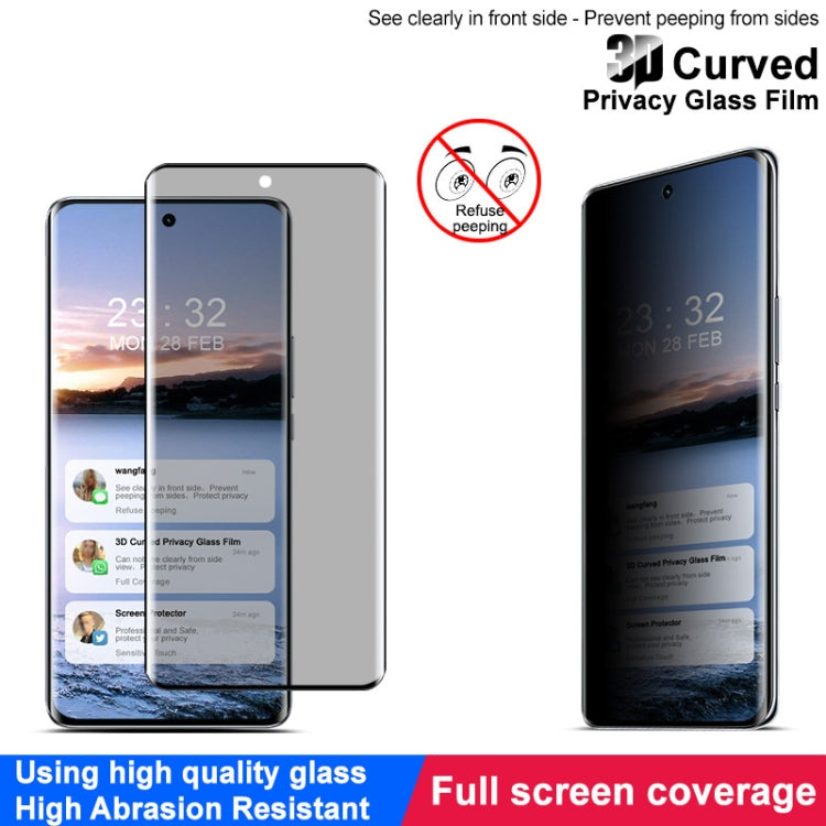 For Honor X50 Pro 5G imak 3D Curved HD Full Screen Anti-spy Tempered Glass Protective Film - Honor Tempered Glass by imak | Online Shopping UK | buy2fix