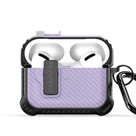 For AirPods Pro 2 DUX DUCIS PECI Series Earbuds Box Protective Case(Purple) - For AirPods Pro 2 by DUX DUCIS | Online Shopping UK | buy2fix