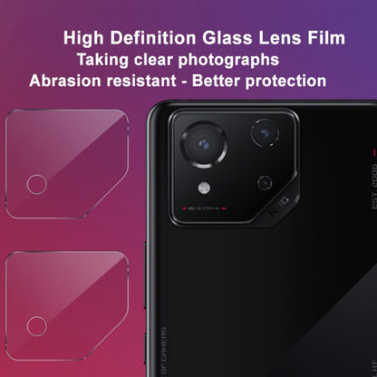 For ASUS ROG Phone 8 / 8 Pro 2pcs/Set imak HD Glass Rear Camera Lens Film - ASUS Tempered Glass by imak | Online Shopping UK | buy2fix