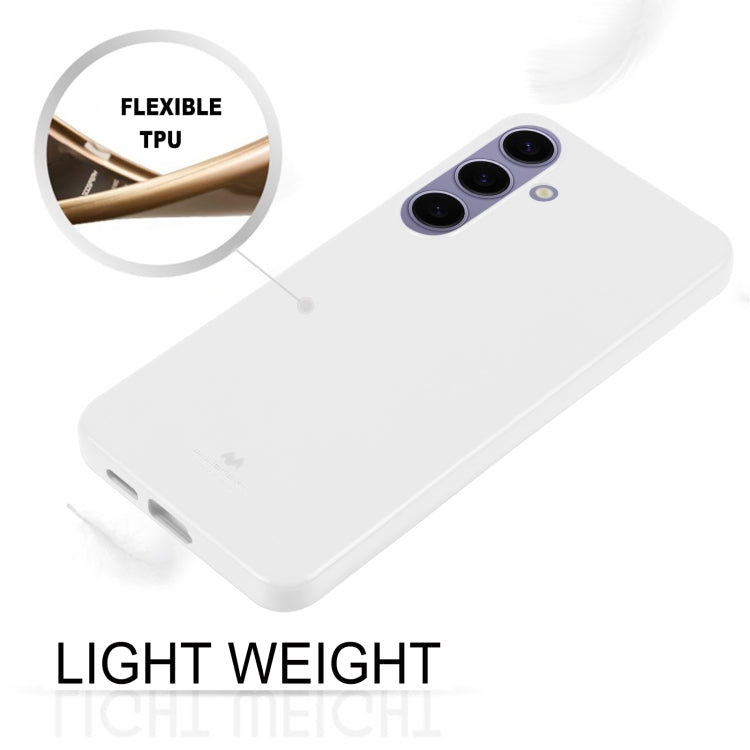 For Samsung Galaxy S24+ 5G GOOSPERY PEARL JELLY Shockproof TPU Phone Case(White) - Galaxy S24+ 5G Cases by GOOSPERY | Online Shopping UK | buy2fix